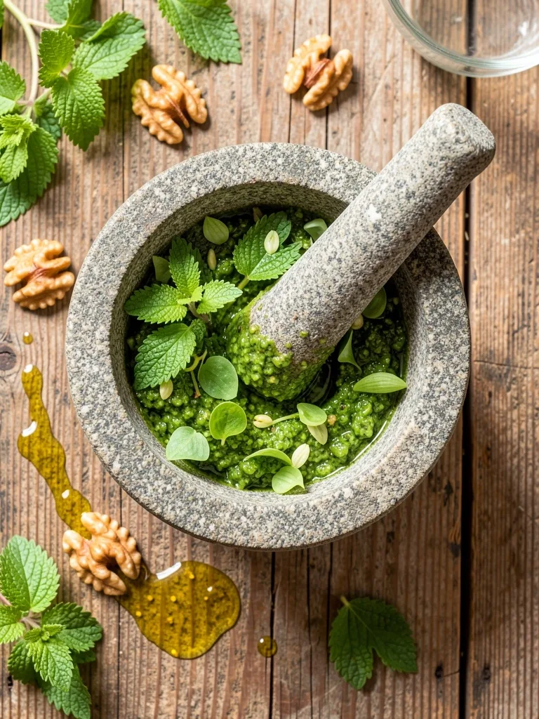 Nettle and Wild Garlic Pesto
